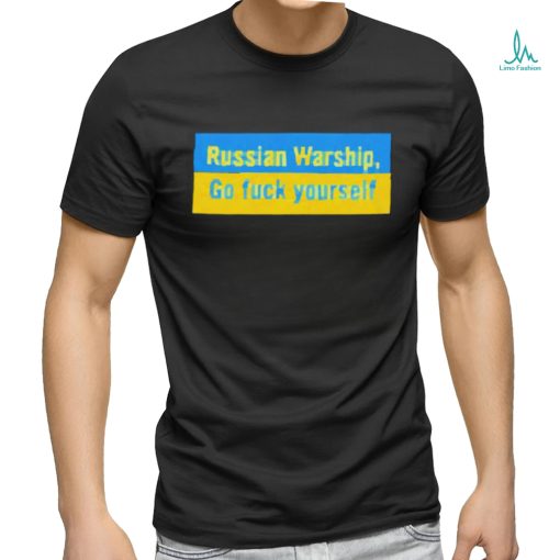 RUSSIAN WARSHIP GO F YOURSELF SHIRT TEE SHIRT