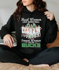 Real Women Love Basketball Smart Women Love The Bucks Shirt