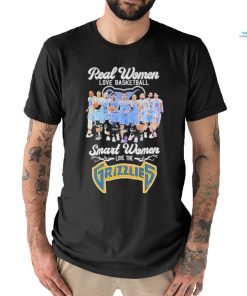 Real Women Love Basketball Smart Women Love The Memphis Grizzlies 2023 Signatures Shirt