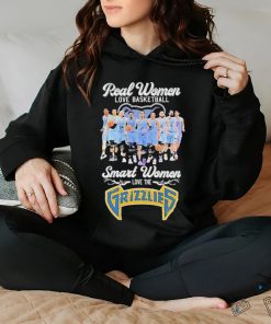 Real Women Love Basketball Smart Women Love The Memphis Grizzlies 2023 Signatures Shirt