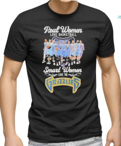 Real Women Love Basketball Smart Women Love The Memphis Grizzlies 2023 Signatures T shirt