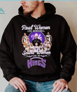 Real Women Love Football Teams Smart Women Love The Sacramento Kings Signature Shirt