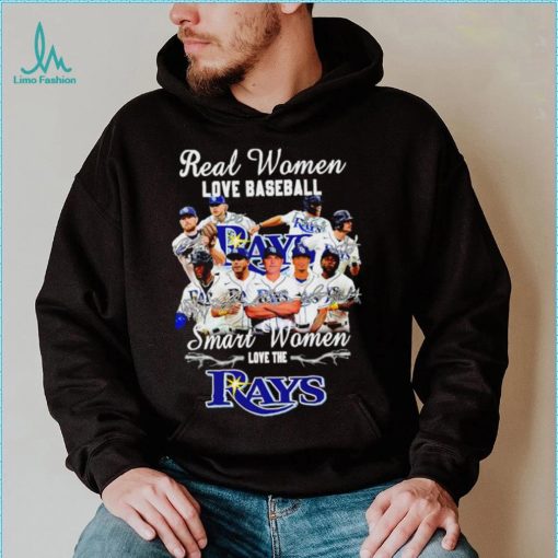 Real Women Love baseball smart woemn love the Tampa Bay Rays signature 2023 shirt