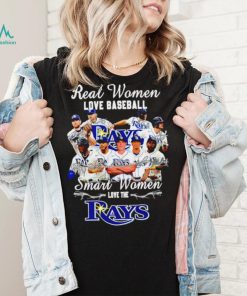 Real Women Love baseball smart woemn love the Tampa Bay Rays signature 2023 shirt