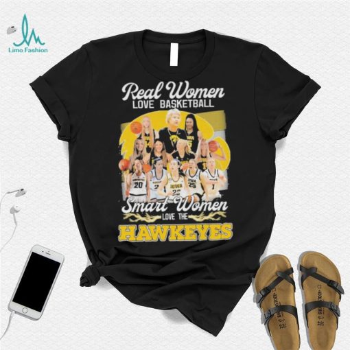 Real Women love Basketball Smart Women love the Iowa Hawkeyes 2023 shirt