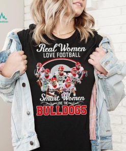 Real women love football smart women love the Georgia Bulldogs signature 2023 shirt