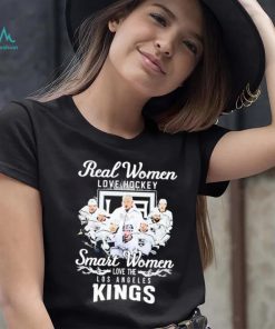 Real women love hockey smart women love the Los Angeles Kings signatures shirt