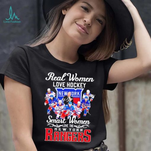 Real Women Love Hockey Smart Women Love New York Rangers 2023 Shirt
