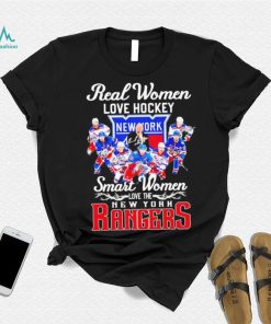 Real women love hockey smart women love the New York Rangers signatures shirt