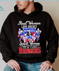 Real women love hockey smart women love the New York Rangers signatures shirt