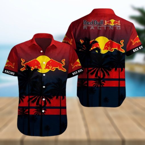 Red Bull Racing Short Sleeve Hawaiian Shirt