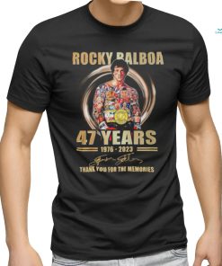 Rocky Balboa 46 Years 1976 2023 Thank You For The Memories T Shirt