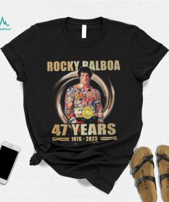 Rocky Balboa 46 Years 1976 2023 Thank You For The Memories T Shirt