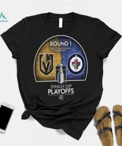 Round 1 Vegas Golden Knights Vs Winnipeg Jets 2023 Stanley Cup Playoffs shirt