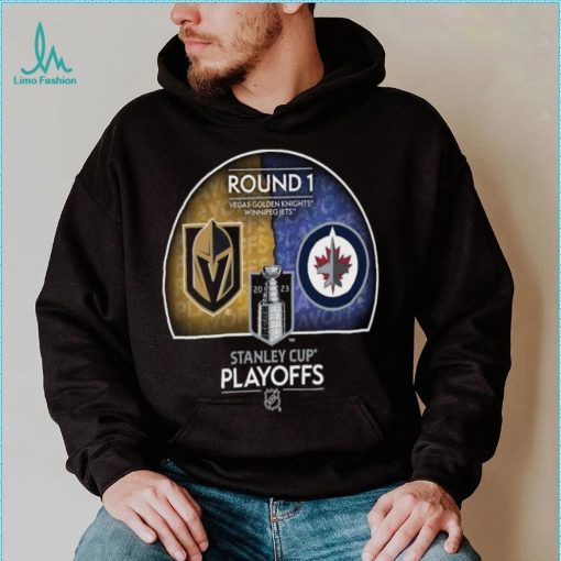 Round 1 Vegas Golden Knights Vs Winnipeg Jets 2023 Stanley Cup Playoffs shirt