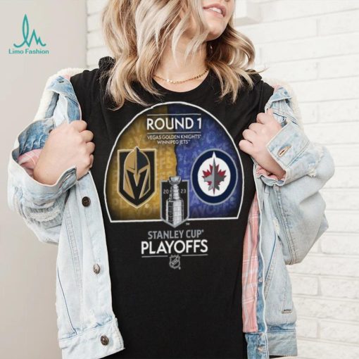 Round 1 Vegas Golden Knights Vs Winnipeg Jets 2023 Stanley Cup Playoffs shirt