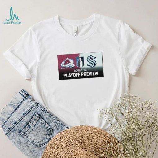 Round One Colorado Avalanche Vs Seattle Kraken 2023 Stanley Cup Playoffs shirt