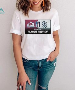 Round One Colorado Avalanche Vs Seattle Kraken 2023 Stanley Cup Playoffs shirt