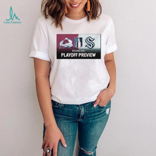 Round One Colorado Avalanche Vs Seattle Kraken 2023 Stanley Cup Playoffs shirt