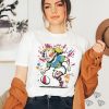 Black cat tattoo coffee because murder is wrong shirt