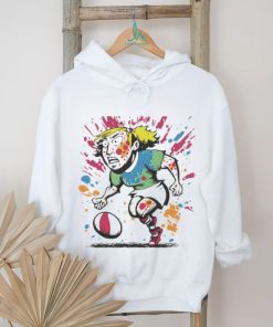 Rugby Player Graffiti Doodle Woman shirt