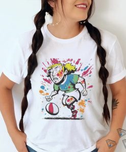 Rugby Player Graffiti Doodle Woman shirt