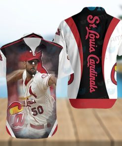 STL Cardinals Hawaiian Shirt Adam Wainwright St Louis Cardinals Gift