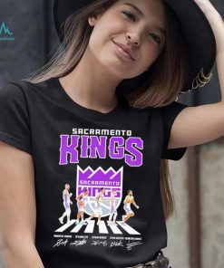 Sacramento Kings Abbey Road signatures shirt