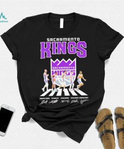 Sacramento Kings Abbey Road signatures shirt