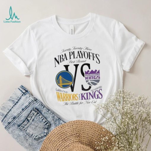 Sacramento Kings vs Golden State Warriors 2023 NBA Playoffs Shirt