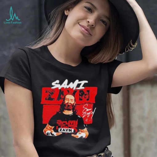 Sami Zayn Wrestling Signature Pose Shirt