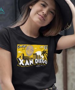 San Diego Padres Xander Bogaerts greetings from Xan Diego signature shirt