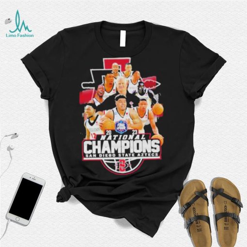 San Diego State Aztecs Team 2023 Division I Basketball National Champions Shirt