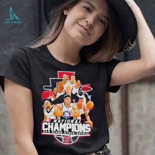 San Diego State Aztecs Team 2023 Division I Basketball National Champions Shirt