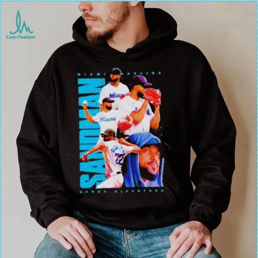 Sandy Alcantara Miami Marlins Football Player Shirt