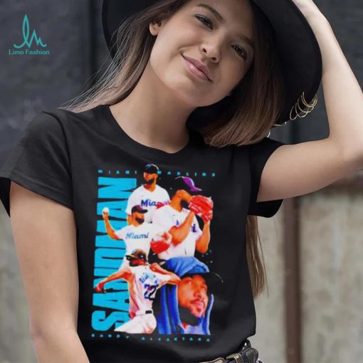Sandy Alcantara Miami Marlins Football Player Shirt