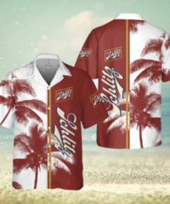 Schlitz Beer Palm Tree All Over Print Hawaiian Shirt