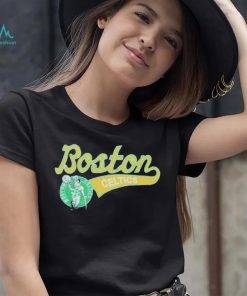 Script Boston Celtics T Shirt