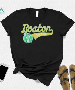 Script Boston Celtics T Shirt