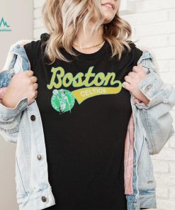 Script Boston Celtics T Shirt