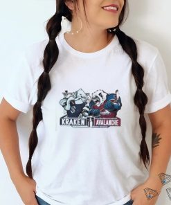 Seatle Kraken vs Colorado Avalanche Western Conference Quater Finals 2023 Stanley Cup Playoffs T shirt