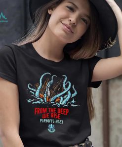 Seattle Kraken from the deep we rise playoffs 2023 shirt