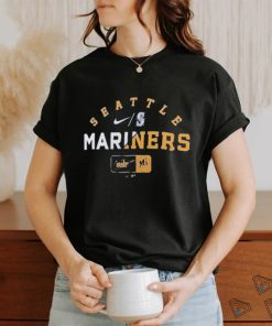 Seattle Mariners Nike Heather Royal Rewind Review Slash Tri Blend Shirt