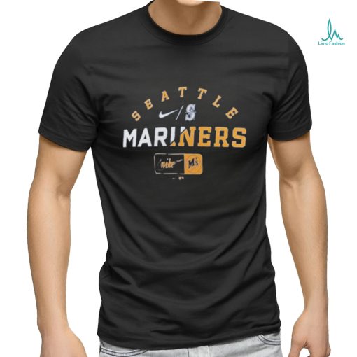 Seattle Mariners Nike Heather Royal Rewind Review Slash Tri Blend Shirt