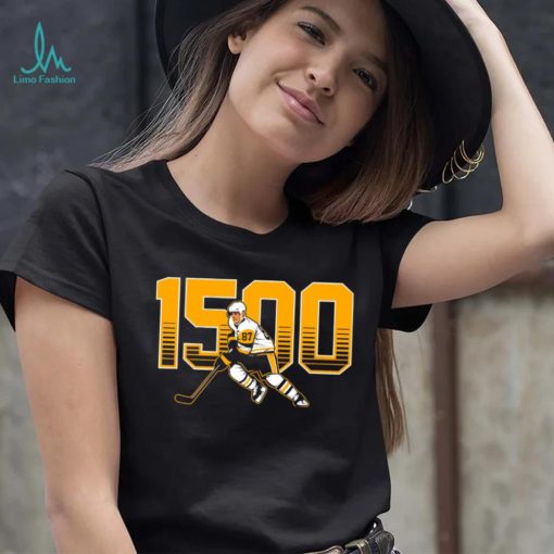 Sidney Crosby Pittsburgh Penguins 1500 points 2023 shirt