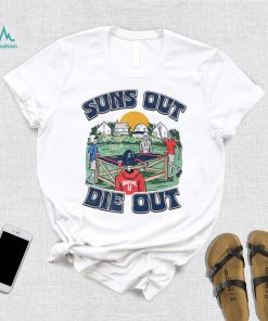 Skeleton Bong suns out die out shirt