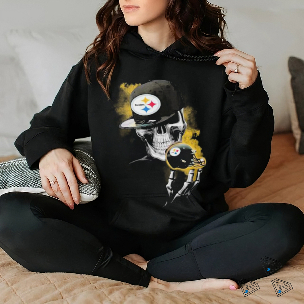 Nfl Pittsburgh Steelers 3d All Over Print Skull Hoodie Model 64 