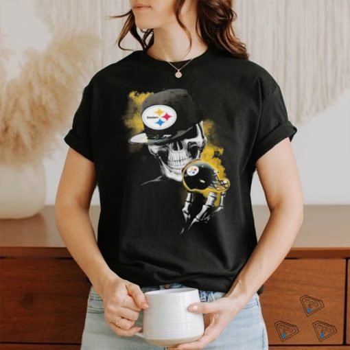 Skeleton Pittsburgh Steelers Helmet logo 2023 shirt