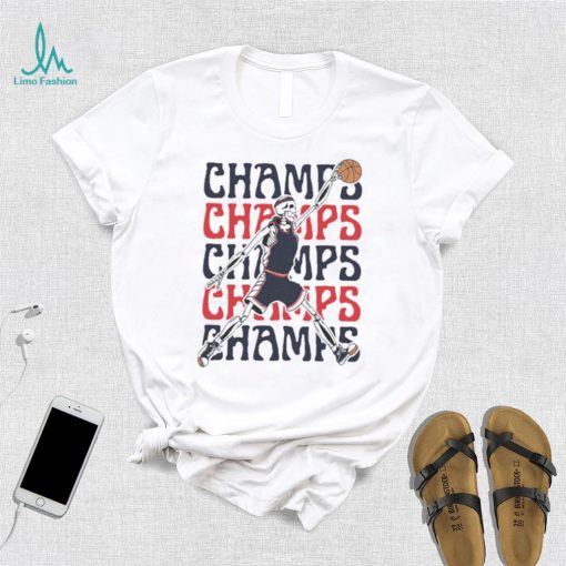 Skeleton UConn Huskies National Champions Basketball shirt