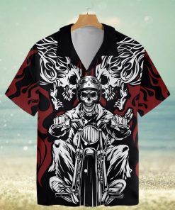 Skull Rider Motorcycle Ez20 0503 Hawaiian Shirt